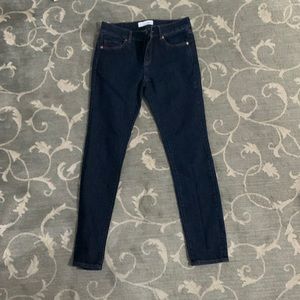 Loft jeans - dark denim wash. Size 0/25